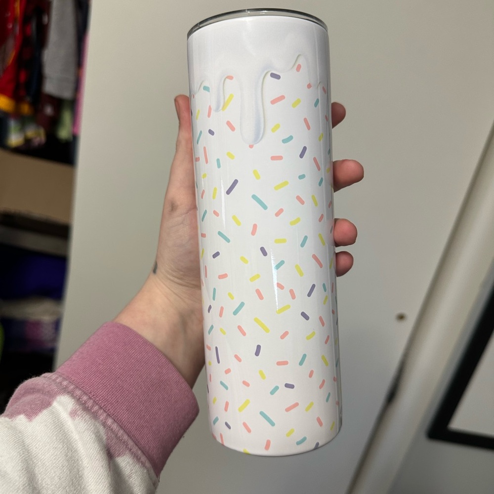 Colorful Sprinkle Drinkware Tumbler